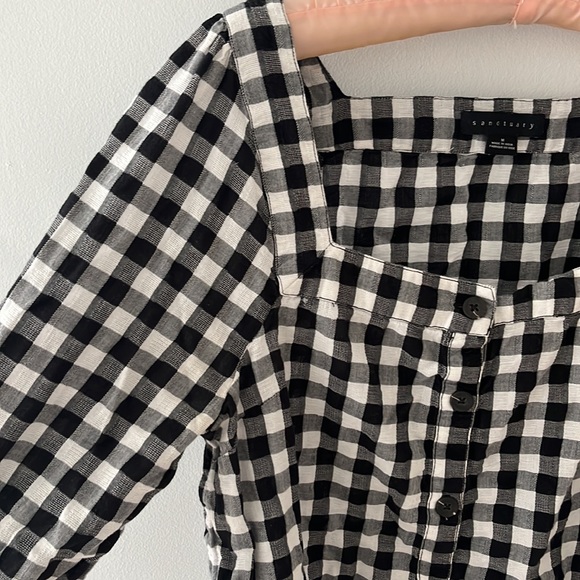 Sanctuary loose gingham top - Picture 4 of 4